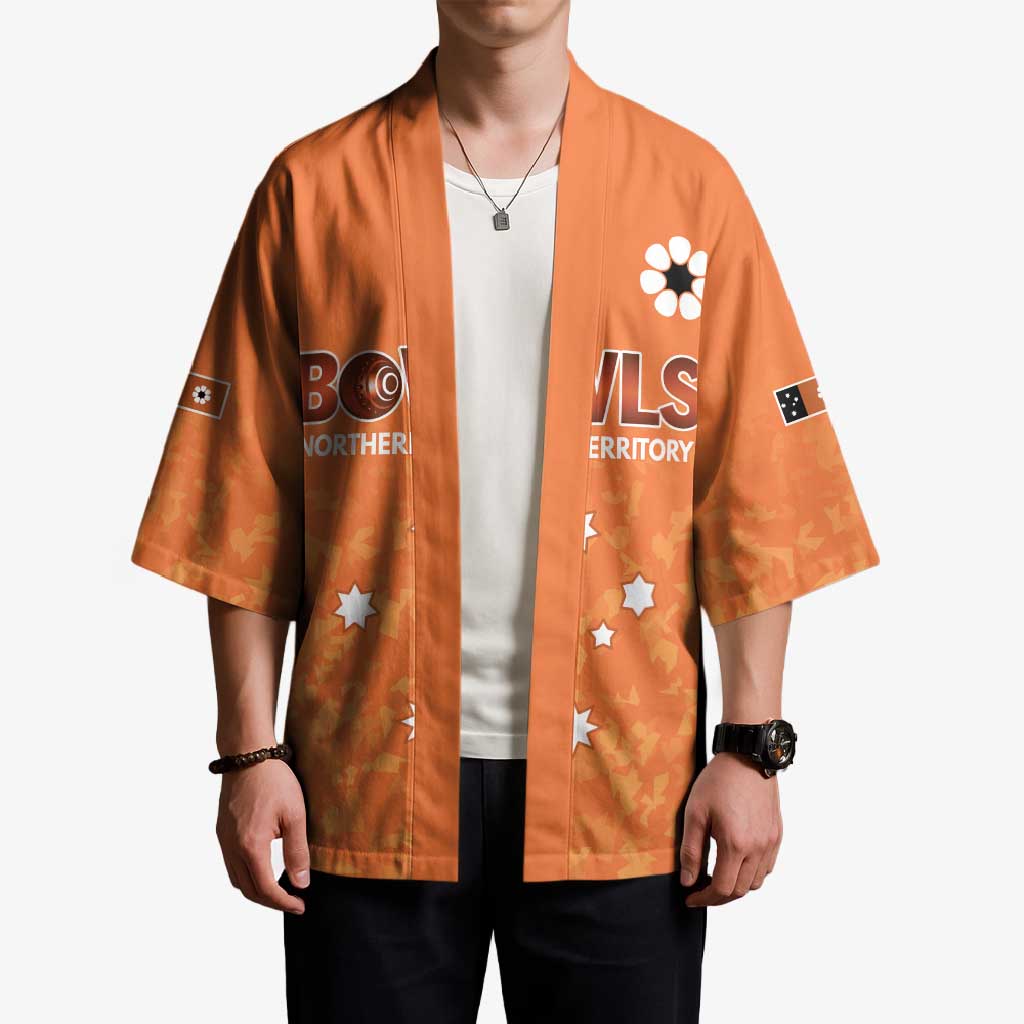 Australian Northern Territory Lawn Bowls Custom Kimono Aussie Minimalist Style - Aussie Hoodie