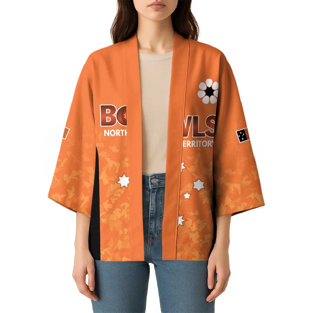 Australian Northern Territory Lawn Bowls Custom Kimono Aussie Minimalist Style - Aussie Hoodie