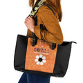 Australian Northern Territory Lawn Bowls Leather Tote Bag Aussie Minimalist Style - Aussie Hoodie