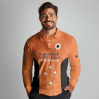Australian Northern Territory Lawn Bowls Custom Long Sleeve Polo Shirt Aussie Minimalist Style - Aussie Hoodie