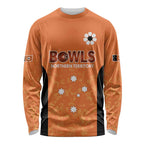 Australian Northern Territory Lawn Bowls Custom Long Sleeve Shirt Aussie Minimalist Style - Aussie Hoodie