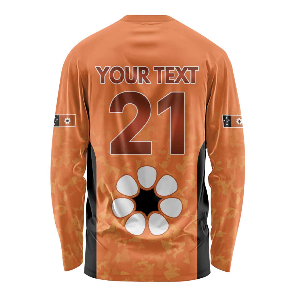 Australian Northern Territory Lawn Bowls Custom Long Sleeve Shirt Aussie Minimalist Style - Aussie Hoodie