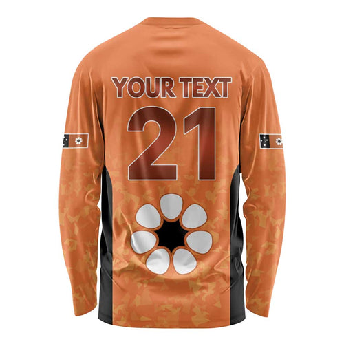 Australian Northern Territory Lawn Bowls Custom Long Sleeve Shirt Aussie Minimalist Style - Aussie Hoodie