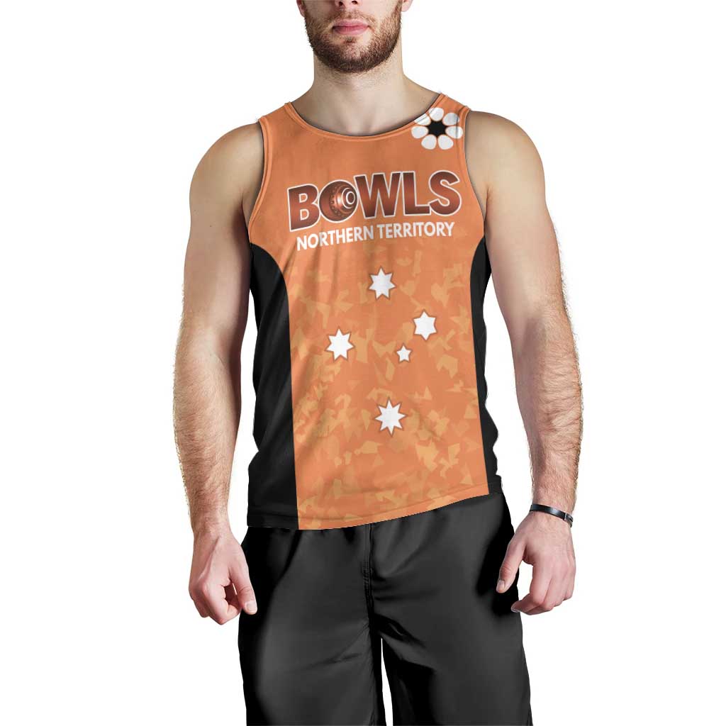Australian Northern Territory Lawn Bowls Custom Men Tank Top Aussie Minimalist Style - Aussie Hoodie