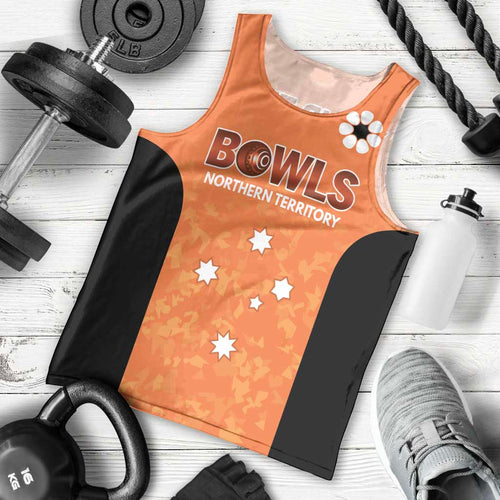 Australian Northern Territory Lawn Bowls Custom Men Tank Top Aussie Minimalist Style - Aussie Hoodie