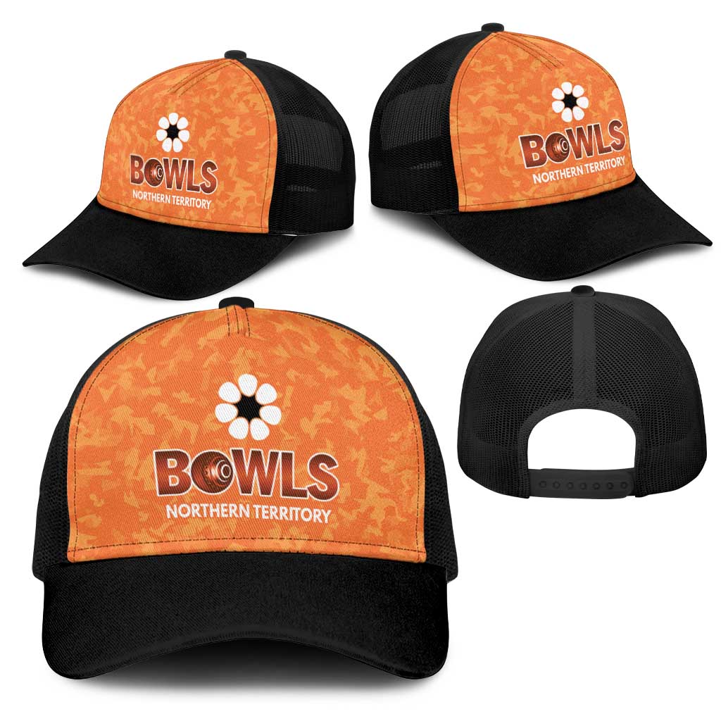 Australian Northern Territory Lawn Bowls Mesh Trucker Cap Aussie Minimalist Style - Aussie Hoodie