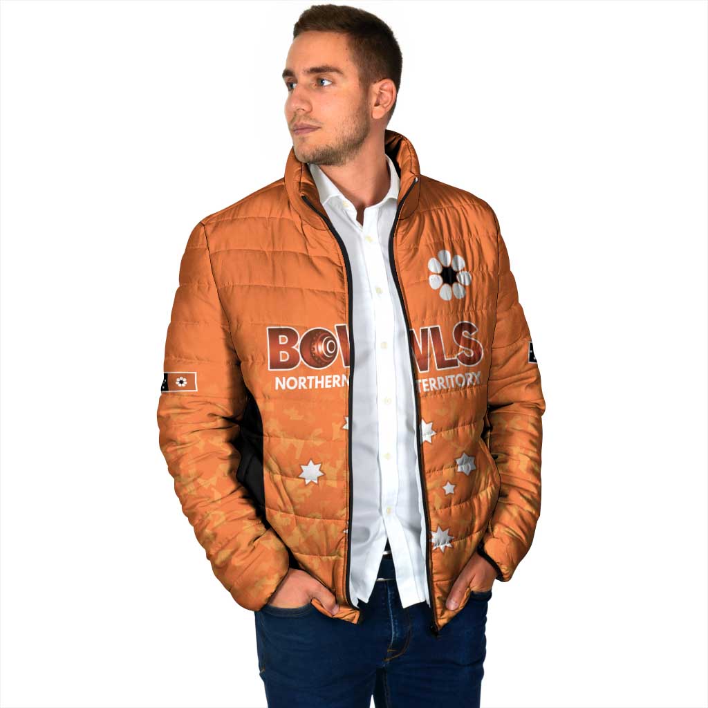 Australian Northern Territory Lawn Bowls Custom Padded Jacket Aussie Minimalist Style - Aussie Hoodie