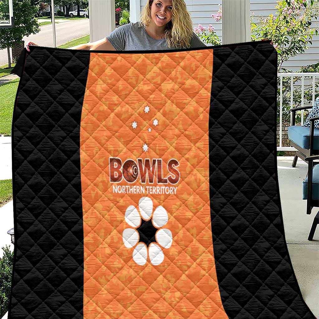 Australian Northern Territory Lawn Bowls Quilt Aussie Minimalist Style - Aussie Hoodie