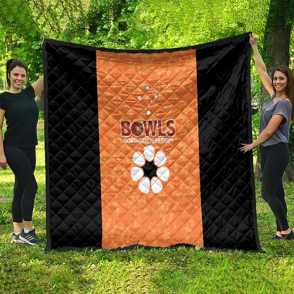 Australian Northern Territory Lawn Bowls Quilt Aussie Minimalist Style - Aussie Hoodie