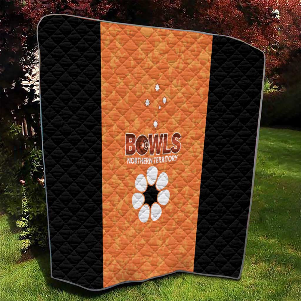 Australian Northern Territory Lawn Bowls Quilt Aussie Minimalist Style - Aussie Hoodie