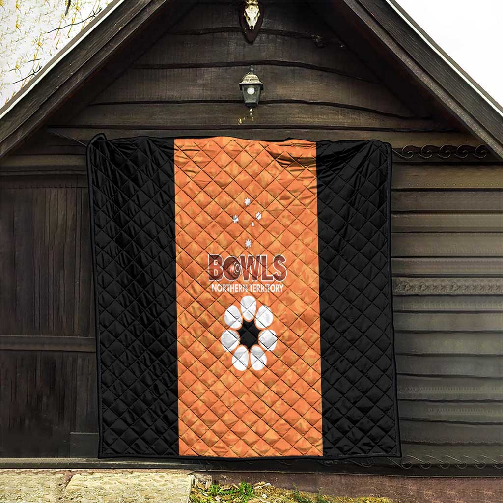 Australian Northern Territory Lawn Bowls Quilt Aussie Minimalist Style - Aussie Hoodie