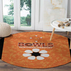 Australian Northern Territory Lawn Bowls Round Carpet Aussie Minimalist Style - Aussie Hoodie