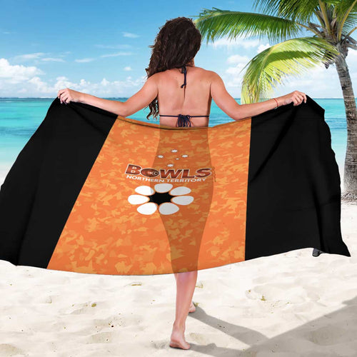 Australian Northern Territory Lawn Bowls Sarong Aussie Minimalist Style - Aussie Hoodie