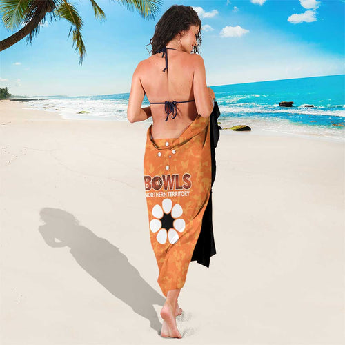 Australian Northern Territory Lawn Bowls Sarong Aussie Minimalist Style - Aussie Hoodie