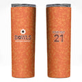 Australian Northern Territory Lawn Bowls Custom Skinny Tumbler Aussie Minimalist Style - Aussie Hoodie