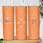 Australian Northern Territory Lawn Bowls Custom Skinny Tumbler Aussie Minimalist Style - Aussie Hoodie