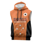 Australian Northern Territory Lawn Bowls Custom Sleeveless Hoodie Aussie Minimalist Style - Aussie Hoodie