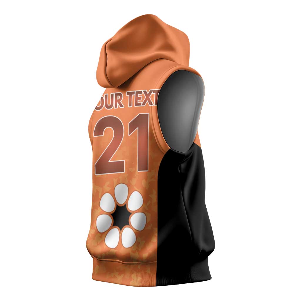 Australian Northern Territory Lawn Bowls Custom Sleeveless Hoodie Aussie Minimalist Style - Aussie Hoodie