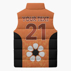 Australian Northern Territory Lawn Bowls Custom Sleeveless Puffer Jacket Aussie Minimalist Style - Aussie Hoodie