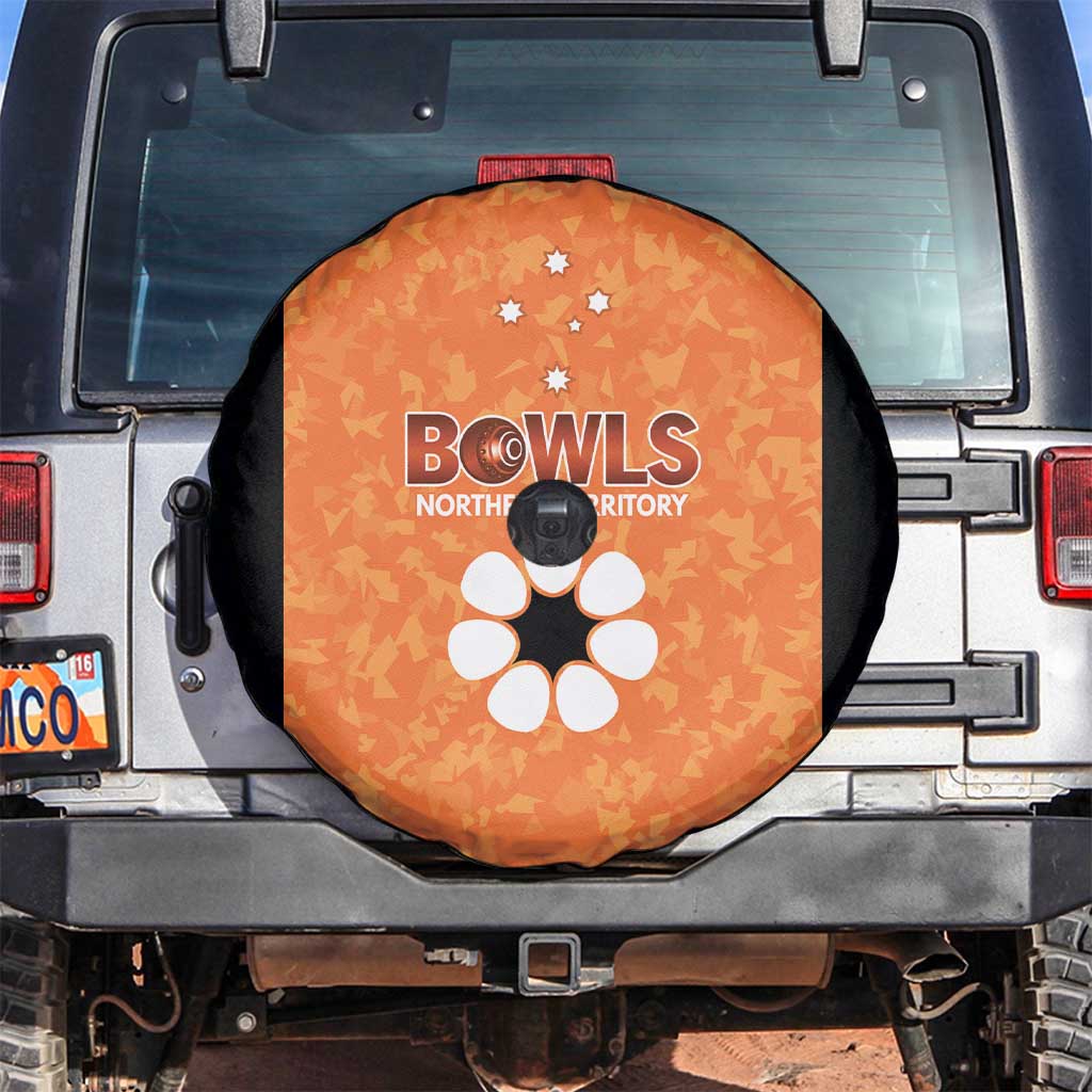 Australian Northern Territory Lawn Bowls Spare Tire Cover Aussie Minimalist Style - Aussie Hoodie