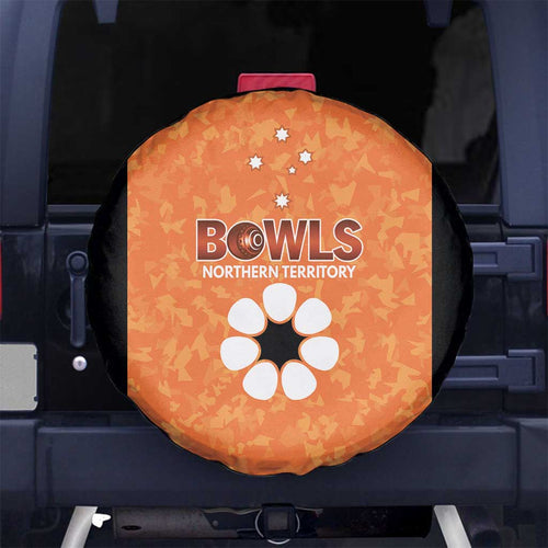 Australian Northern Territory Lawn Bowls Spare Tire Cover Aussie Minimalist Style - Aussie Hoodie