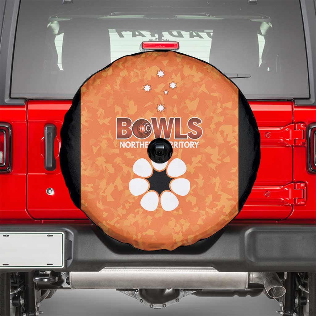 Australian Northern Territory Lawn Bowls Spare Tire Cover Aussie Minimalist Style - Aussie Hoodie