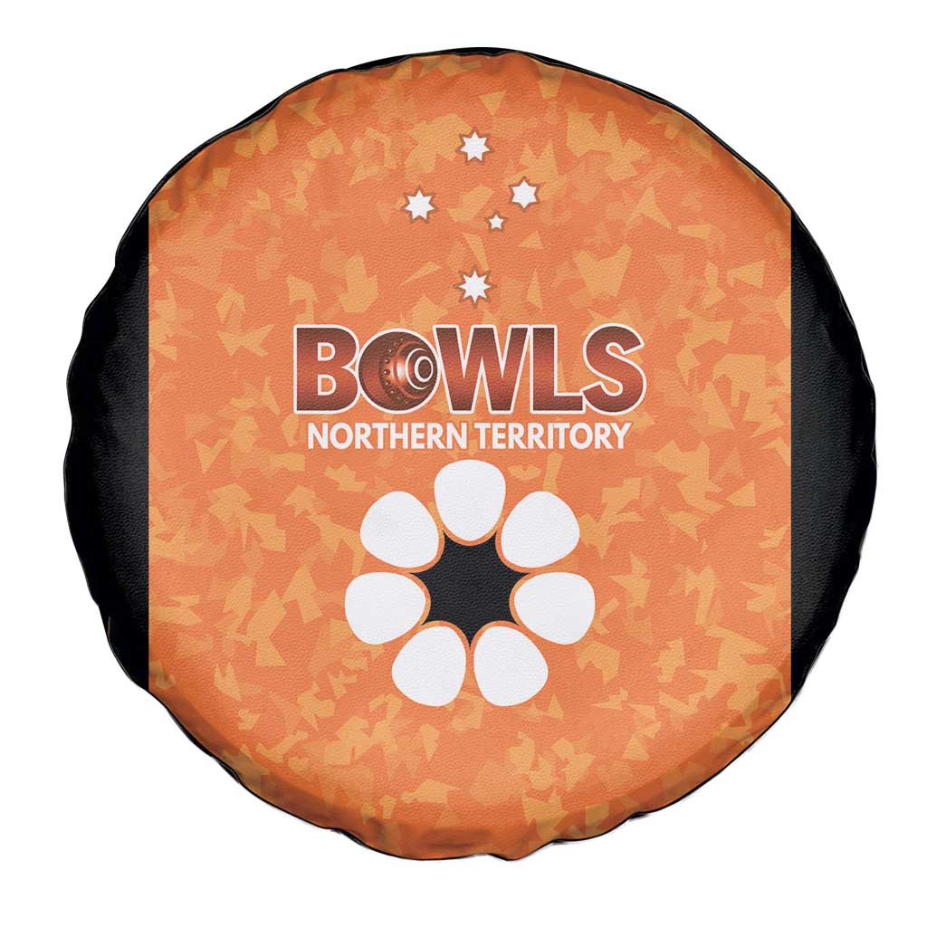 Australian Northern Territory Lawn Bowls Spare Tire Cover Aussie Minimalist Style - Aussie Hoodie