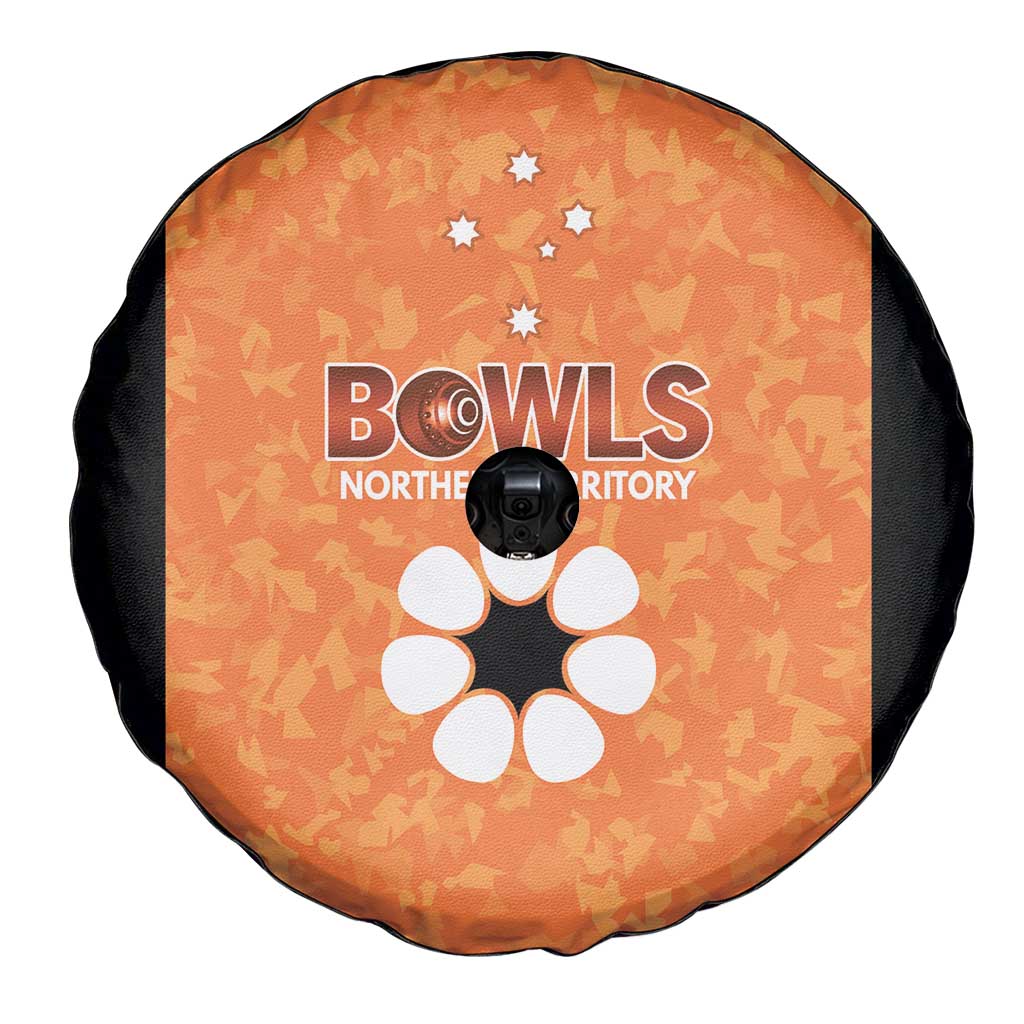 Australian Northern Territory Lawn Bowls Spare Tire Cover Aussie Minimalist Style - Aussie Hoodie