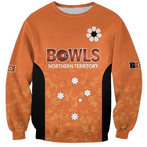 Australian Northern Territory Lawn Bowls Custom Sweatshirt Aussie Minimalist Style - Aussie Hoodie