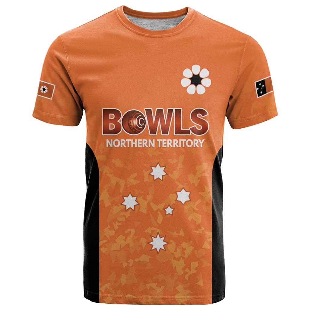 Australian Northern Territory Lawn Bowls Custom T Shirt Aussie Minimalist Style - Aussie Hoodie