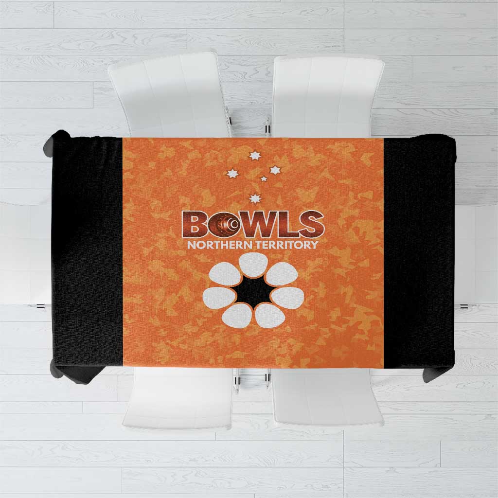 Australian Northern Territory Lawn Bowls Tablecloth Aussie Minimalist Style - Aussie Hoodie