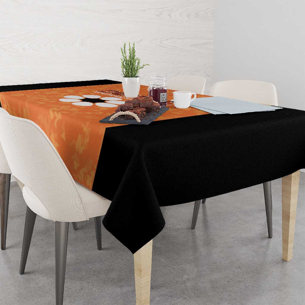 Australian Northern Territory Lawn Bowls Tablecloth Aussie Minimalist Style - Aussie Hoodie