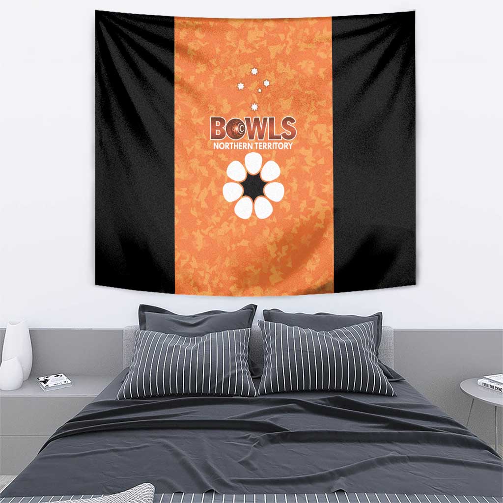 Australian Northern Territory Lawn Bowls Tapestry Aussie Minimalist Style - Aussie Hoodie