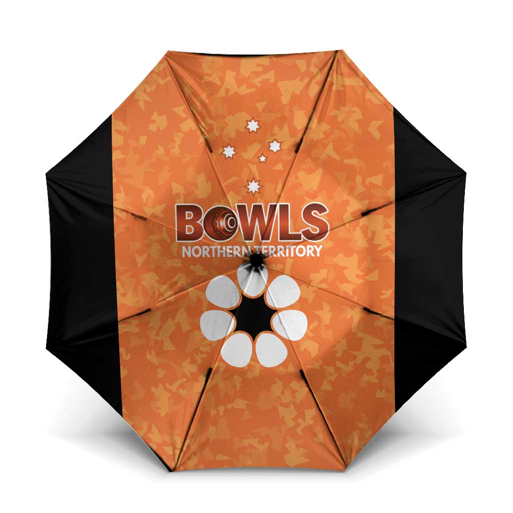 Australian Northern Territory Lawn Bowls Umbrella Aussie Minimalist Style - Aussie Hoodie
