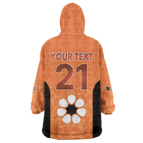 Australian Northern Territory Lawn Bowls Custom Wearable Blanket Hoodie Aussie Minimalist Style - Aussie Hoodie