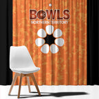 Australian Northern Territory Lawn Bowls Window Curtain Aussie Minimalist Style - Aussie Hoodie