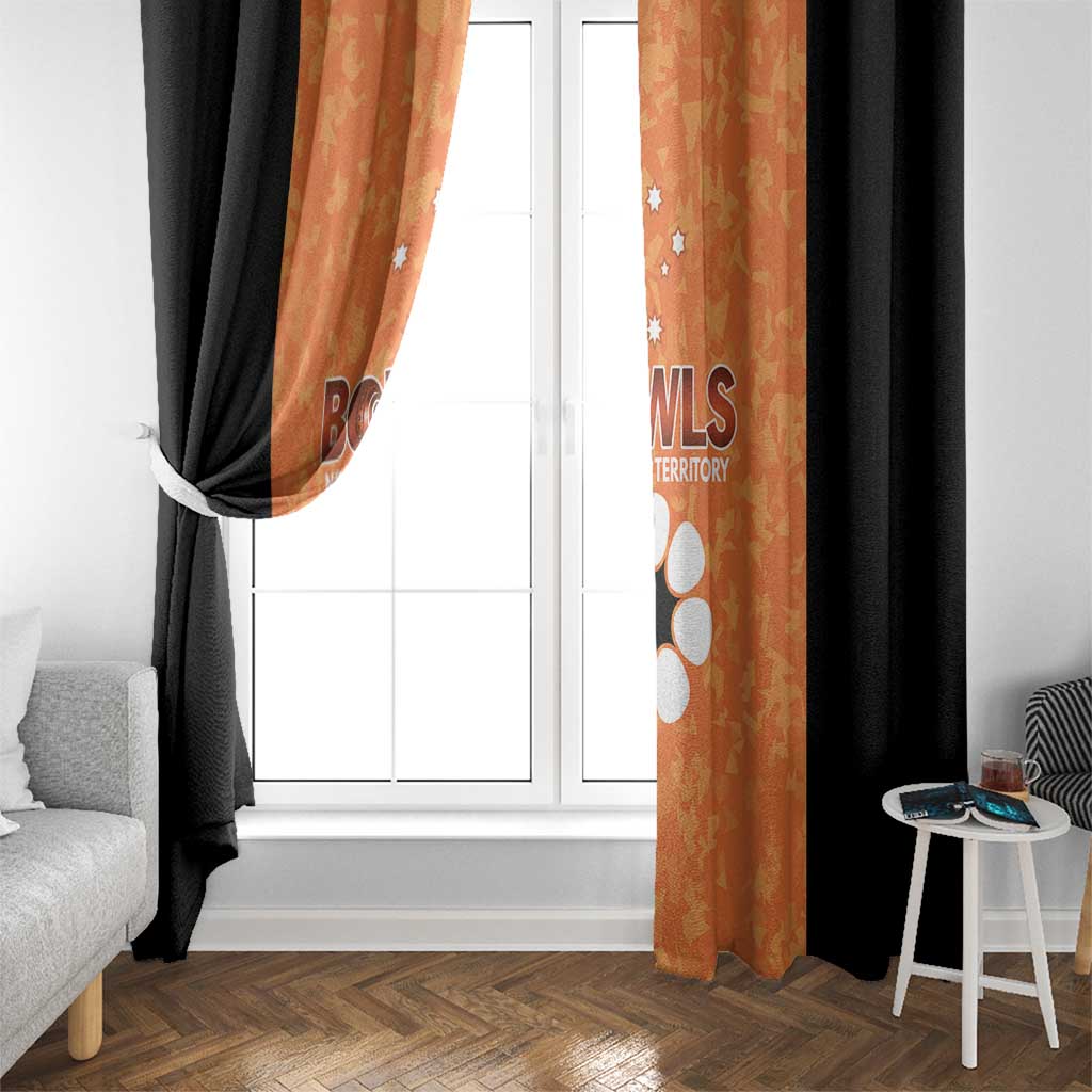 Australian Northern Territory Lawn Bowls Window Curtain Aussie Minimalist Style - Aussie Hoodie