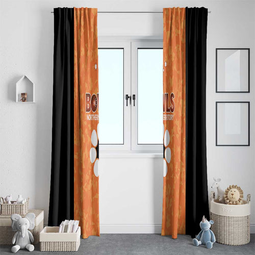 Australian Northern Territory Lawn Bowls Window Curtain Aussie Minimalist Style - Aussie Hoodie