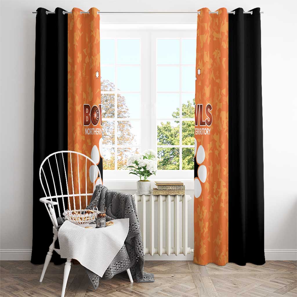 Australian Northern Territory Lawn Bowls Window Curtain Aussie Minimalist Style - Aussie Hoodie