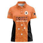 Australian Northern Territory Lawn Bowls Custom Women Polo Shirt Aussie Minimalist Style - Aussie Hoodie
