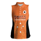 Australian Northern Territory Lawn Bowls Custom Women Sleeveless Polo Shirt Aussie Minimalist Style - Aussie Hoodie
