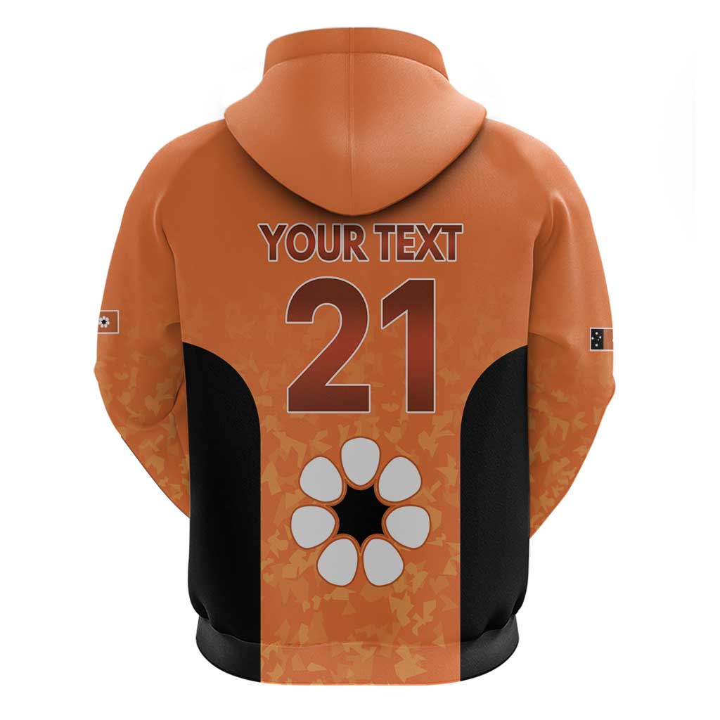 Australian Northern Territory Lawn Bowls Custom Zip Hoodie Aussie Minimalist Style - Aussie Hoodie