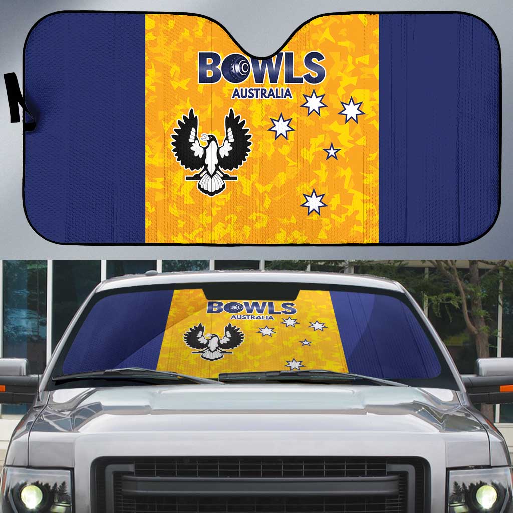 Australian South Australia Lawn Bowls Auto Sun Shade Aussie Minimalist Style - Aussie Hoodie