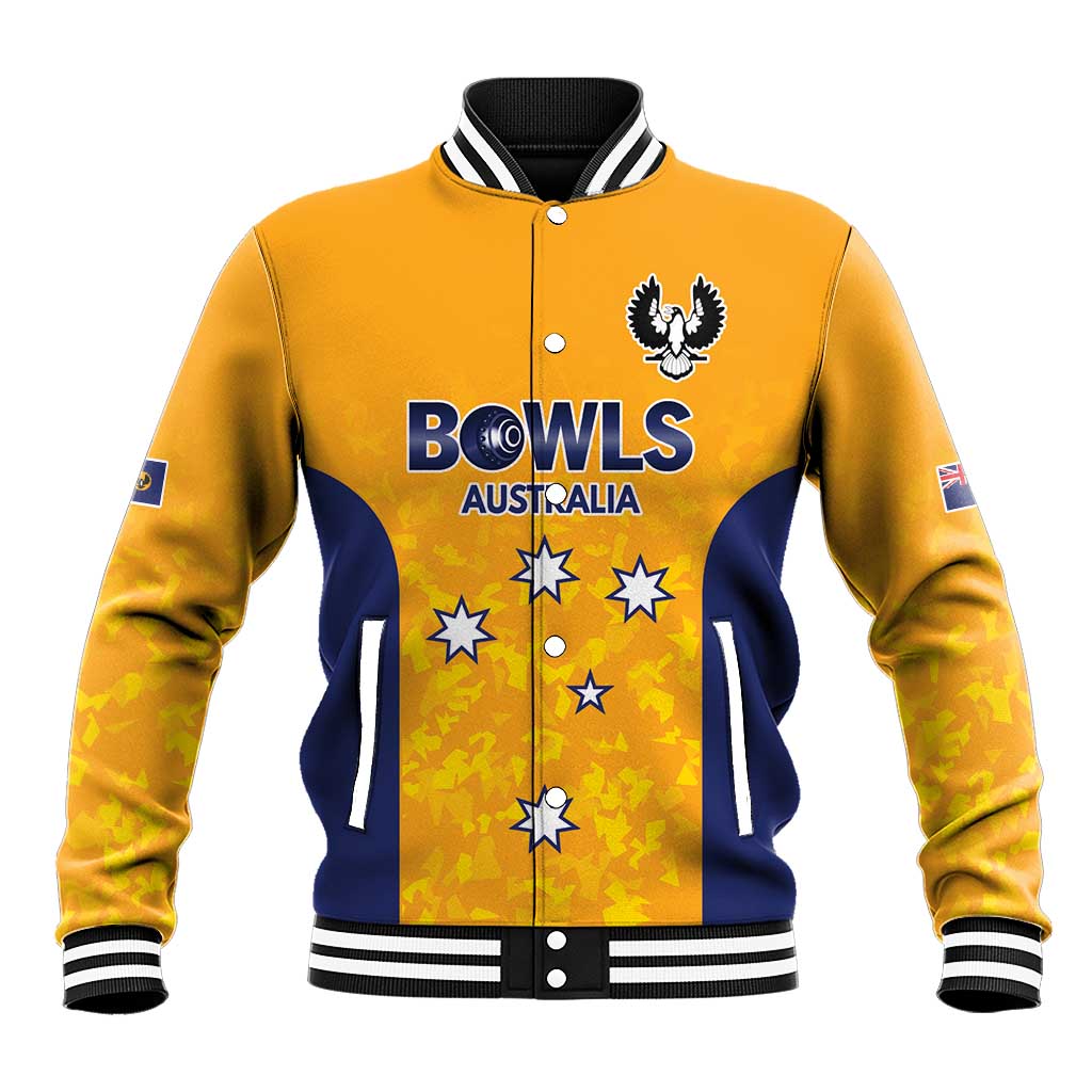 Australian South Australia Lawn Bowls Custom Baseball Jacket Aussie Minimalist Style - Aussie Hoodie