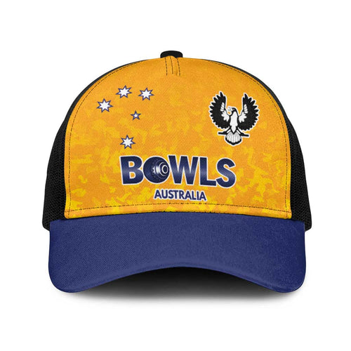 Australian South Australia Lawn Bowls Baseball Net Cap Aussie Minimalist Style - Aussie Hoodie