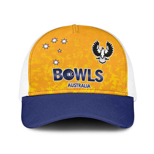 Australian South Australia Lawn Bowls Baseball Net Cap Aussie Minimalist Style - Aussie Hoodie