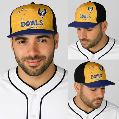 Australian South Australia Lawn Bowls Baseball Net Cap Aussie Minimalist Style - Aussie Hoodie