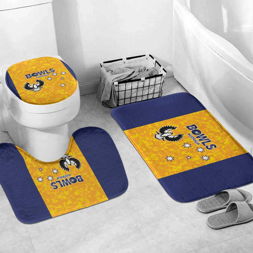 Australian South Australia Lawn Bowls Bathroom Set Aussie Minimalist Style - Aussie Hoodie