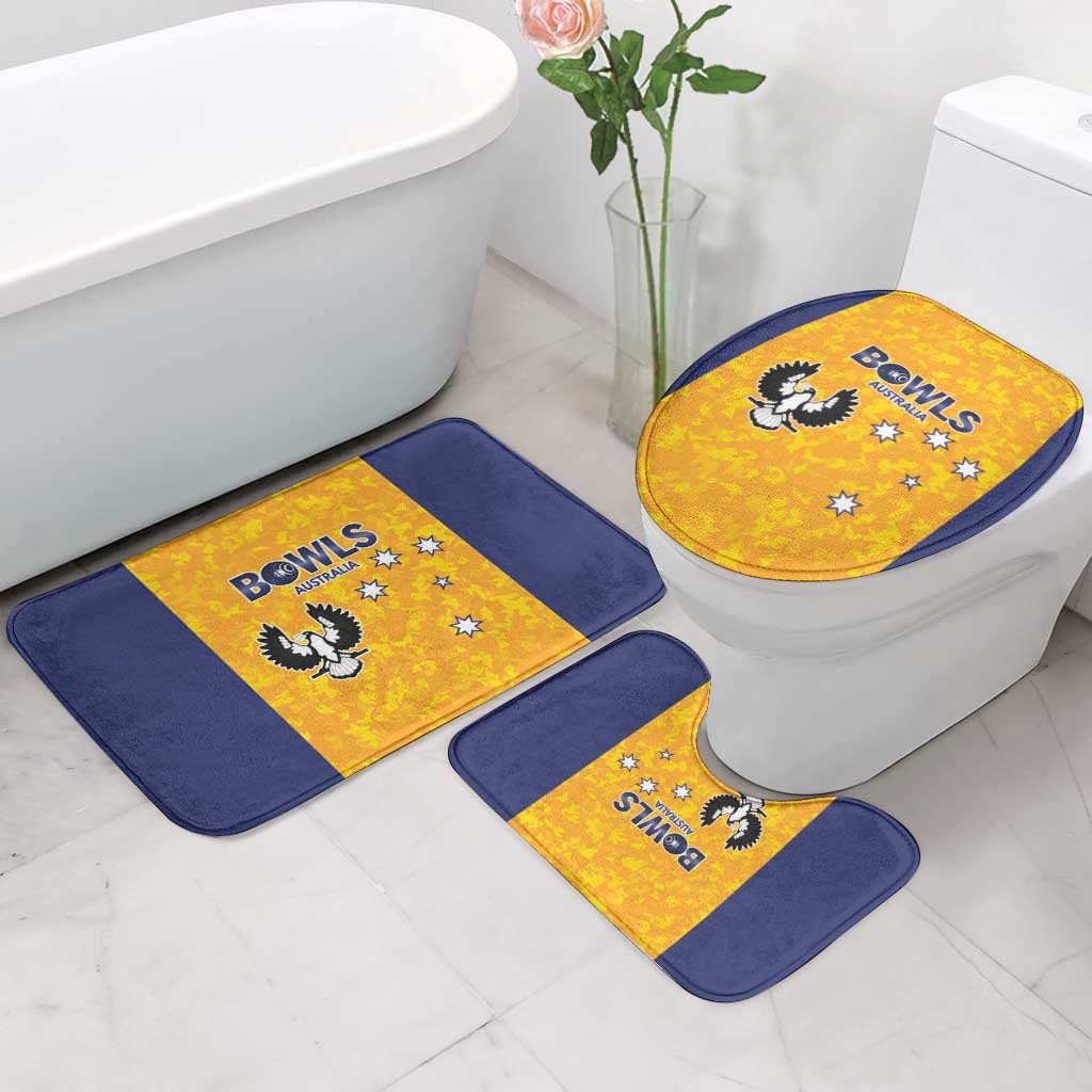 Australian South Australia Lawn Bowls Bathroom Set Aussie Minimalist Style - Aussie Hoodie