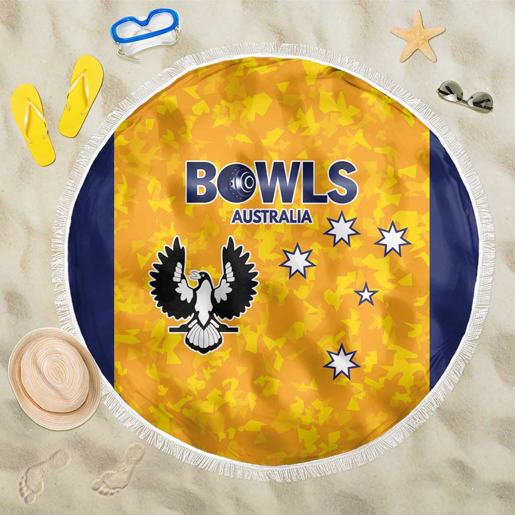 Australian South Australia Lawn Bowls Beach Blanket Aussie Minimalist Style - Aussie Hoodie